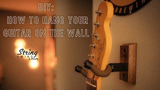 How To Hang a Guitar on a Wall [upl. by Tortosa]