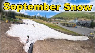 Snowboarding Colorado in September [upl. by Engedus]