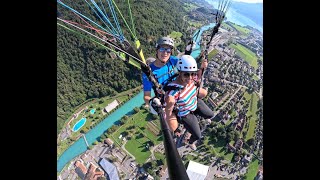 Paragliding in Interlaken Switzerland 🇨🇭 [upl. by Agatha]