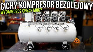 Cichy kompresor bezolejowy 200L czy ma on sens Sprężarka membranowa a wydajność  Fox Corner [upl. by Leeann]