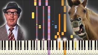 Er Staat Een Paard In De Gang André van Duin op piano SYNTHESIA [upl. by Paderna]