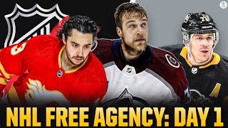 2022 NHL Free Agency Day 1 RECAP Johnny Gaudreau To LEAVE Flames Capitals SIGN Kuemper  MORE … [upl. by Droffats]