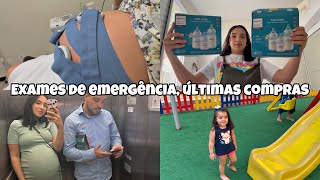 TIVE QUE INTERNAR URGENTE 4 DIAS DE EXAMES FOME DE GRÁVIDA ÚLTIMAS COMPRAS DAS GÊMEAS [upl. by Iadahs337]