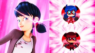 Miraculous 3D Transformations vs Chibi Transformations  Chibi All Transformations fukurouanimation [upl. by Ydnarb]