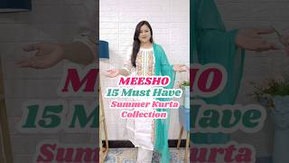 Meesho Must Have Kurta Set meesho ytshorts shorts meeshofinds fashion [upl. by Aidin]