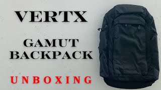 Vertx Gamut Backpack Unboxing [upl. by Oetsira]