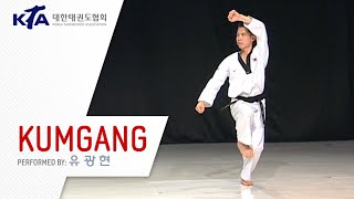 Kumgang Poomsae Yoo Gwanghyun KTA Korea Taekwondo Association [upl. by Ybocaj]