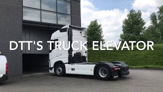 Degroote Trucks amp Trailers truck elevator  meet the biggest elevator in Europe [upl. by Eleanor872]