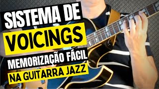 SISTEMA DE VOICINGS  Como memorizar vários acordes na Guitarra Jazz [upl. by Eeryn]