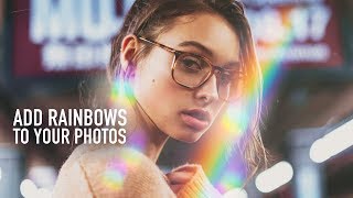 Create Rainbow Lights On Your Photos [upl. by Torto]