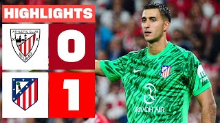 ATHLETIC CLUB 0  1 ATLÉTICO DE MADRID  RESUMEN LALIGA EA SPORTS [upl. by Paschasia]