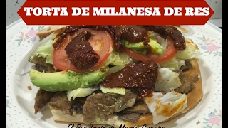 Torta de Milanesa de resComo marinar la carne [upl. by Albie35]