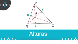 Alturas de un triángulo [upl. by Otaner]