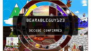 BEARABLEGUY123 DECODE CONFIRMED part 1 [upl. by Lemhar]