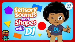 1 Hour Calming Sensory Music for Kids Colorful Sleep Aid for Deep Relaxation comeplaywithdj [upl. by Nolla]