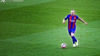 Andrés Iniesta ● Overall 2017 ● Skills Tackles Passes amp Goals [upl. by Ahsilla]