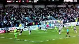 Gary Hooper score LATE winner against St Mirren [upl. by Suirada]