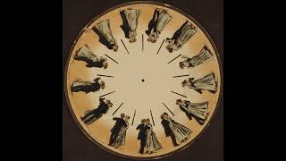 MUYBRIDGE ZOOPRAXISCOPE DISK WALTZING COUPLE 1893 [upl. by Ycats]