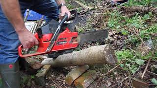 Jonsered 630 Super chainsaw in action [upl. by Wooster447]