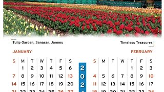 Jk Bank calendar 2024  JampK Bank Calendar 2024  2024 JampK Bank Calendar [upl. by Eirojram]