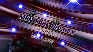 UNE Mens Ice Hockey Highlights from 72 victory over Suffolk [upl. by Eimerej]