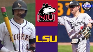 NIU vs 3 LSU Highlights  2024 College Baseball Highlights [upl. by Cristiona547]