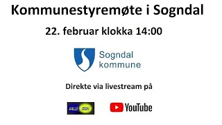 Kommunestyremøte i Sogndal 22 februar 2024 [upl. by Alaine501]