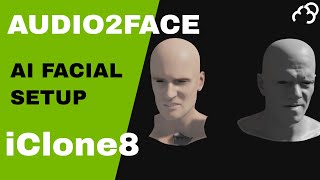 Audio2Face Nvidia Omniverse and iClone8 [upl. by Nelram]