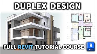 Autodesk Revit Architecture 2024 Full Beginners Tutorial Course [upl. by Elletsyrk]