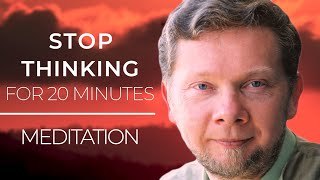 Become Comfortable with Nothing Happening  A Meditation with Eckhart Tolle to Calm Overstimulation [upl. by Collin]