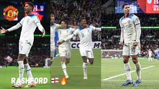 Rashford Goal for England  Italy vs England Jude Bellingham insane assist 😳🔥🔥 [upl. by Skip910]