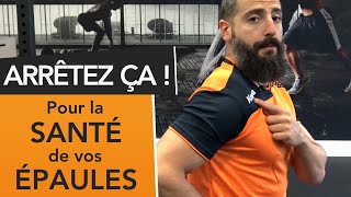 6 EXERCICES À ÉVITER pour la santé de vos épaules  🏋️‍♀️🏋️‍♂️ [upl. by Mcnalley]