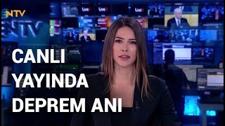 NTV canlı yayınında deprem anı [upl. by Peony]