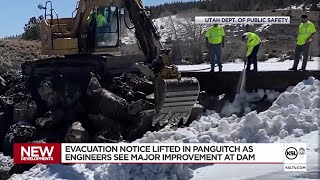 Evacuation notice lifted for Panguitch as crews continue stabilization efforts at dam [upl. by Nasah930]