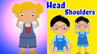 Tête épaules genoux et orteils  chansons pour enfants  Head Shoulders  Kids Tv Channel Française [upl. by Arytas]