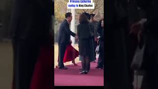 Princess Catherine curtsy to King Charles at the horse Guards [upl. by Anehsak]