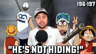 The G8 Arc is already insane  One Piece Episodes 196197 Reaction [upl. by Lorollas]