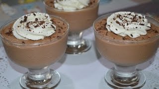 MOUSSE DE CHOCOLATE Fácil Rápido y Delicioso🤩🍫CHOCOLATE MOUSSE [upl. by Anehsak]