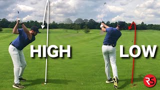 How to Hit your golf ball VERY HIGH or SUPER LOW [upl. by Lerual]