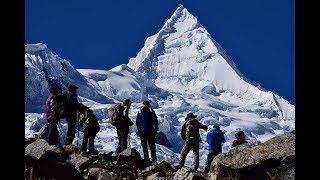 Peru Trekking «Alpamayo» the most beautiful mountain in the world 2018  Peru Expeditions Tours [upl. by Ettennad]