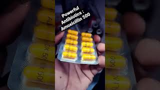 Powerful Antibiotic  Amoxicillin Capsule 500250mg  How to USE  trending shorts amoxicillin [upl. by Annavoeg602]