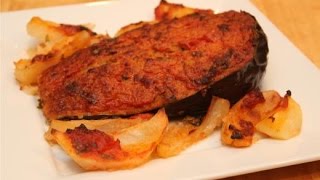 How to make Stuffed Eggplant  Rossellas Cooking with Nonna [upl. by Parcel662]