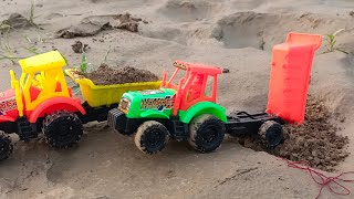 High Power Tractor Toys Video  Tractor Video  Tractor Trolley Cartoon [upl. by Ennaj234]