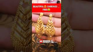 free giveway jewellers earrings golddesign like share comment [upl. by Cornelius]