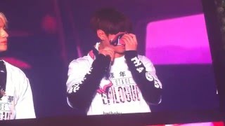 160507 화양연화 on stage epilogue jungkook cried [upl. by Elianore]