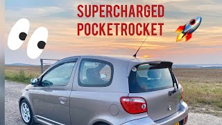 SUPERCHARGED TOYOTA YARIS TSPORT REVIEW 2020 POCKETROCKET 🚀 [upl. by Qirat914]