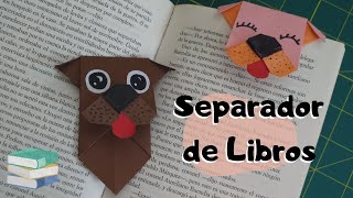 Separador de Libros Origami  Perrito de papel [upl. by Yahiya111]