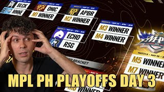 MPL PH S13  ENGLISHPlayoffs Day 3  WATCHPARTY [upl. by Rimisac]