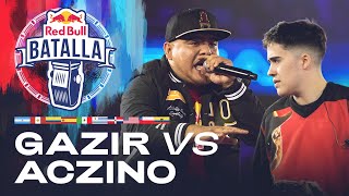 GAZIR vs ACZINO  Final  Red Bull Batalla Internacional 2022 [upl. by Ozneral]