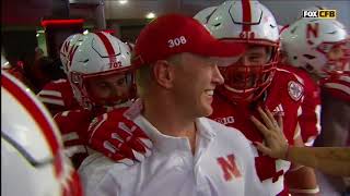 Scott Frosts First Tunnel Walk As Husker Coach [upl. by Milore]